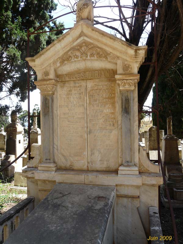 Stèle de TUBIANA Pierre Isaac